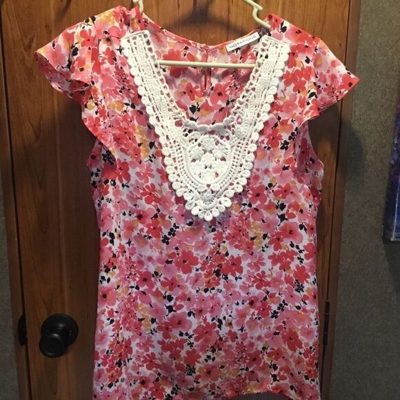 Notations Brand Women’s Pink Floral Print Sz S - Picture 2 of 10